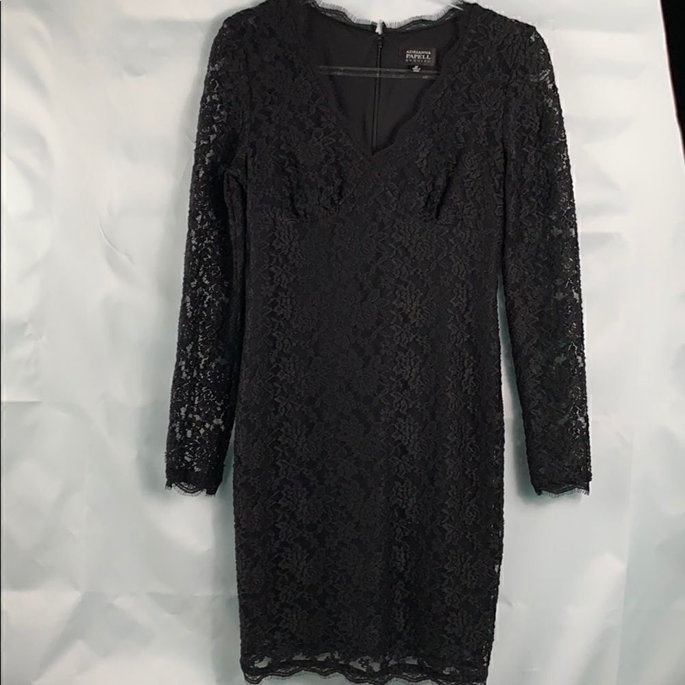 Adrianna Pappell lace cocktail dress
